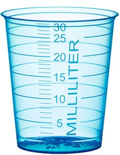 Medicatiebekertjes 25-30cc - Hoog model / 80 stuks