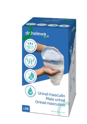 Wegwerp urinaal voor mannen / 20stuks