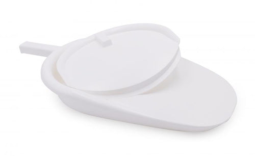 Bedpan met deksel