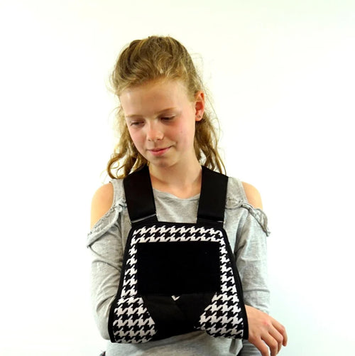 Schouder Immobilisatie kind / nachtspalk - Zwart/wit