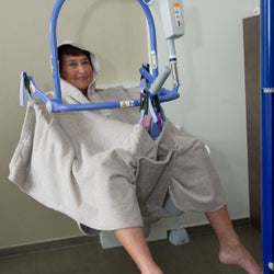 19458| Badcape voor gebruik in de passieve tillift