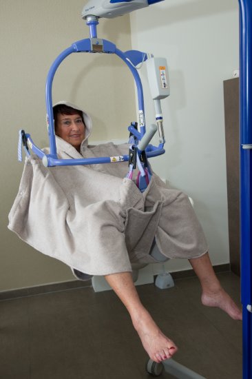 19458| Badcape voor gebruik in de passieve tillift