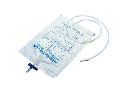 Gcare Medical T-shape urineopvangzak, 2 liter met schaalverdeling, slang van 90 cm steriel