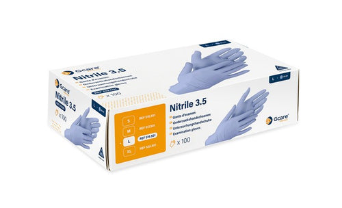 Gcare Protect Handschoenen - Nitril BLAUW - niet gepoederd / 100st