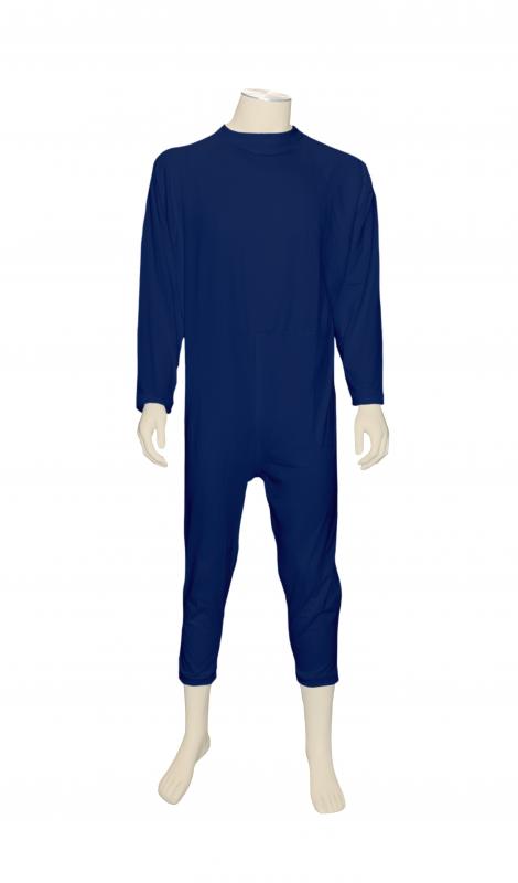 GCare GCare verpleegpyjama lange mouwen en benen, marine blauw