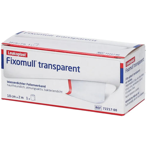 Fixomull Transparant - Transparante en waterdichte fixatiefilm op rol