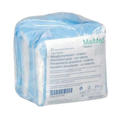 Maimed absorberende kompres - niet steriel - 25st