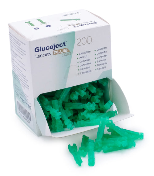 Glucoject Lancetten Plus 33G - 200st