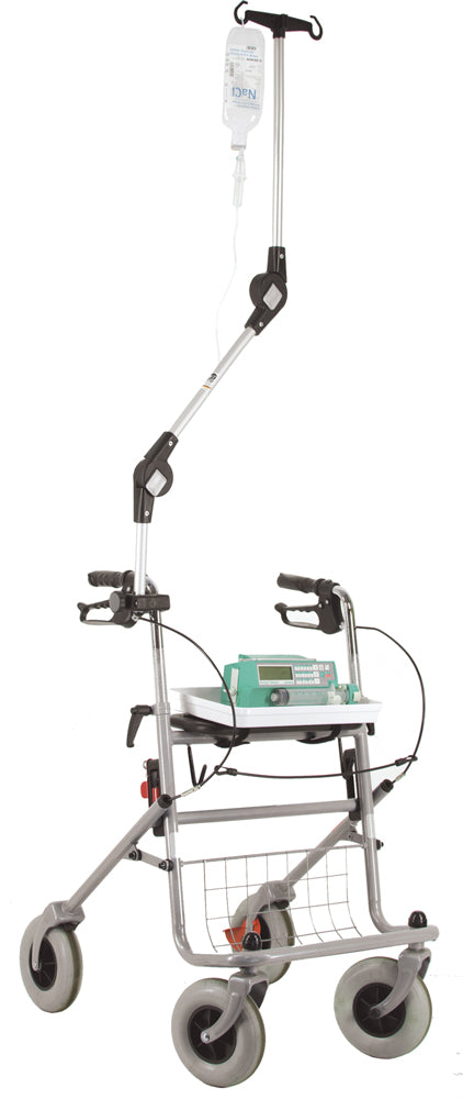 Infuushouder voor rollator of rolstoel- accessoire