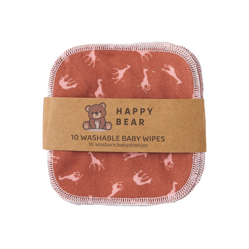 HabbyBear Babydoekjes - set 10stuks / Savana