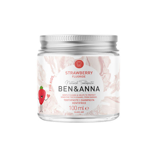 Ben&Ann - Vegan Tandpasta voor Kids - Aardbei
