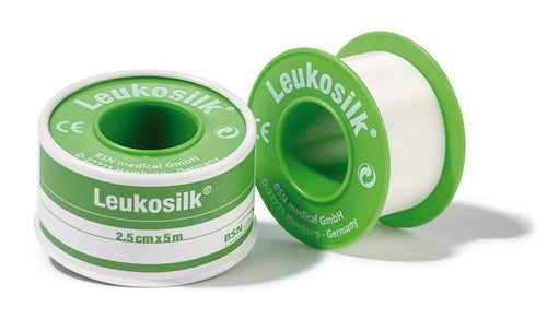 LeukoSilk - Pleister in witte kunstzijde voor de gevoelige huid